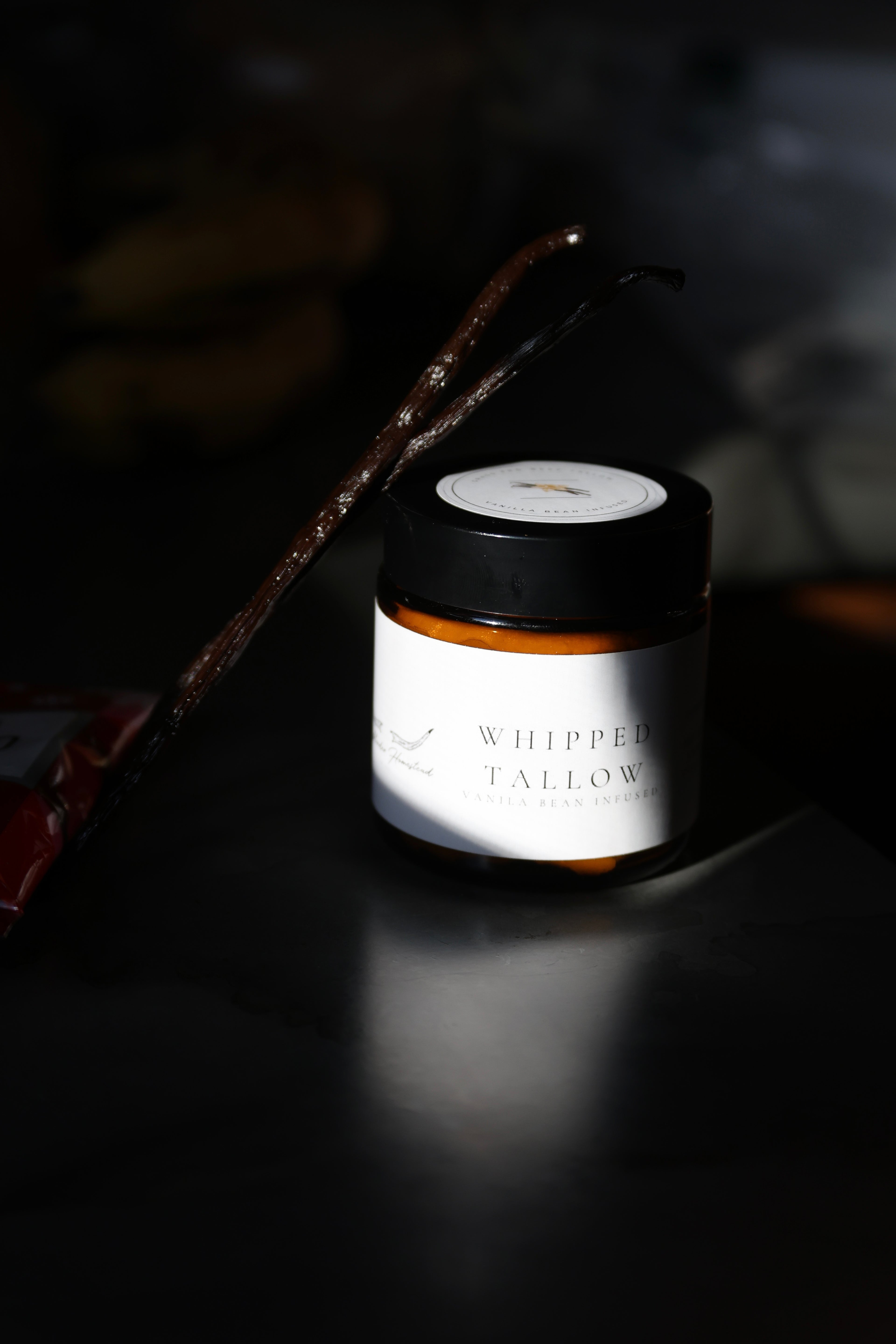 Vanilla bean whipped tallow