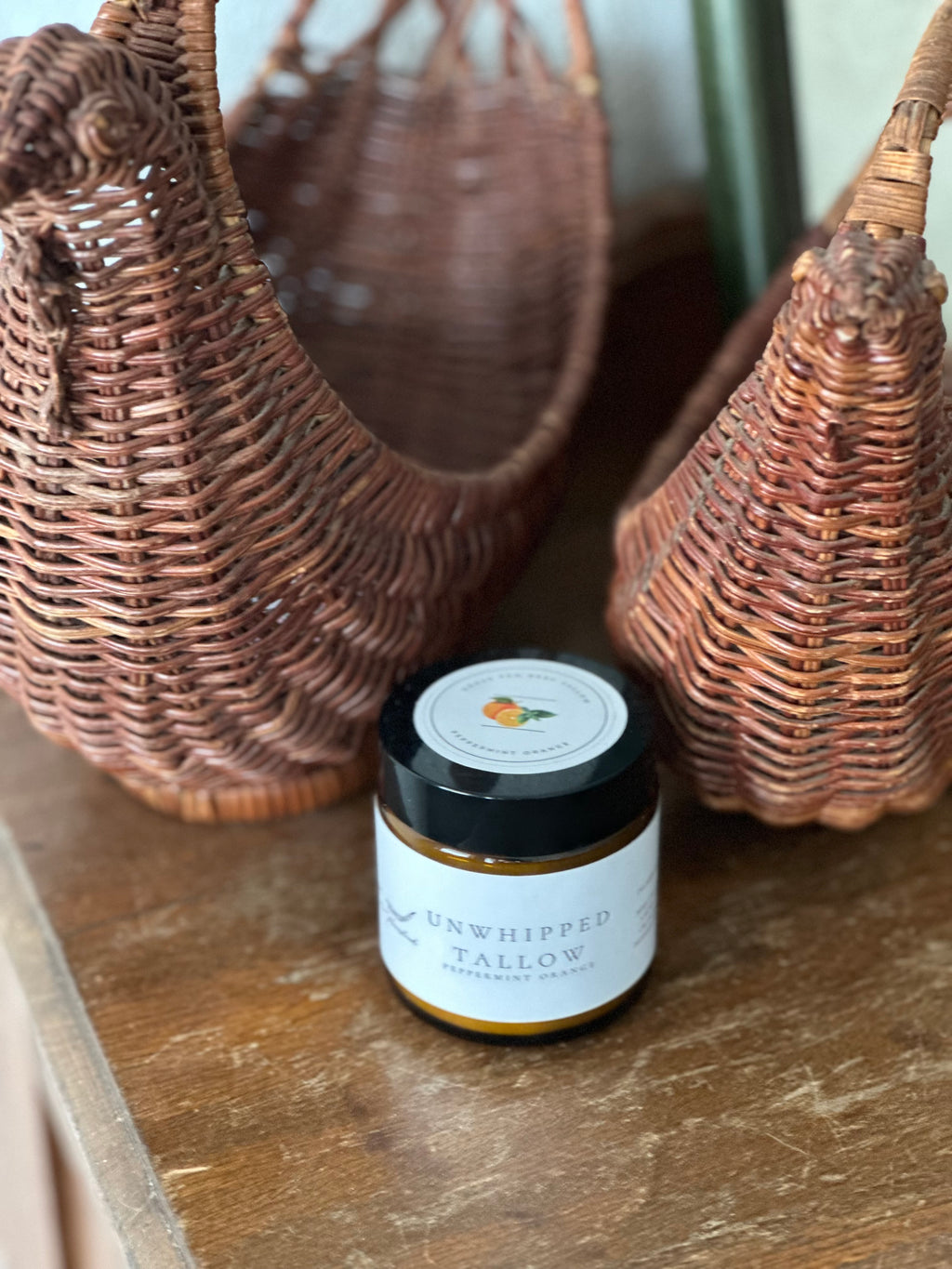 Peppermint Orange Unwhipped Tallow Balm