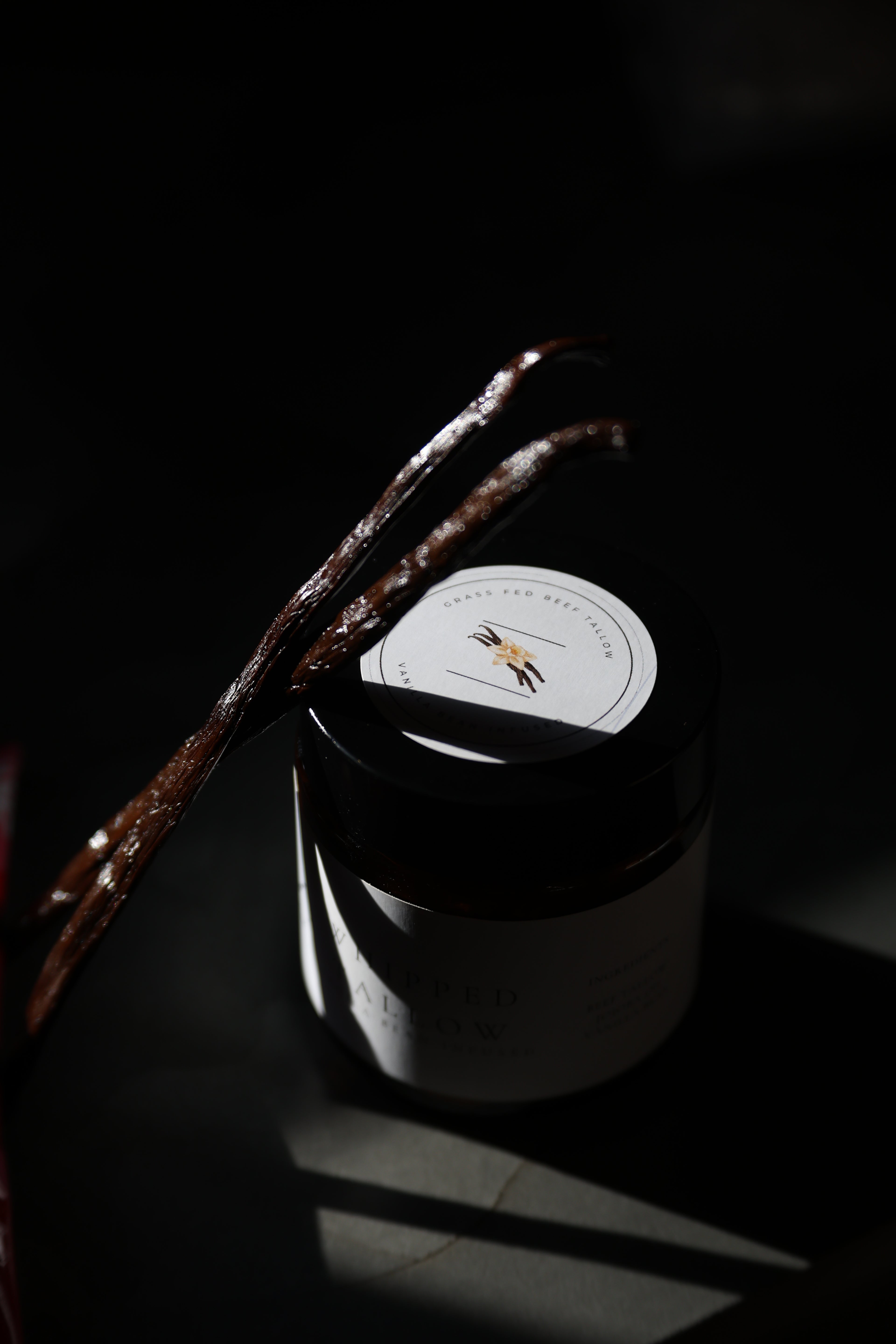 Vanilla bean whipped tallow